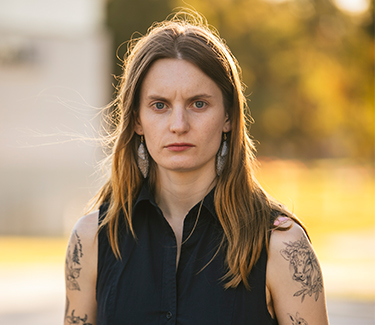Harley McDonald-Eckersall - Strategy & Campaigns Director at Farm Transparency Project. Photo by Kate Luke Photography.
