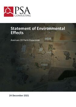 Statement of Environmental Effects