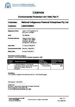 Roebuck Export Depot Licence