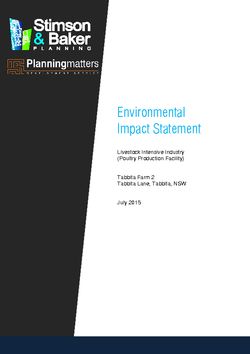 Tabbita Farm 2 - Environmental Impact Statement report.