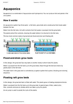 Aquaponics - NT.GOV