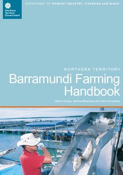 NT Barramundi Farming Handbook Online
