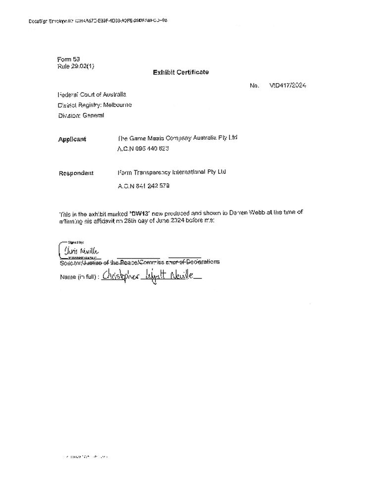 Email from DAFF's Jason Ollington to GMC, 14 May 2025