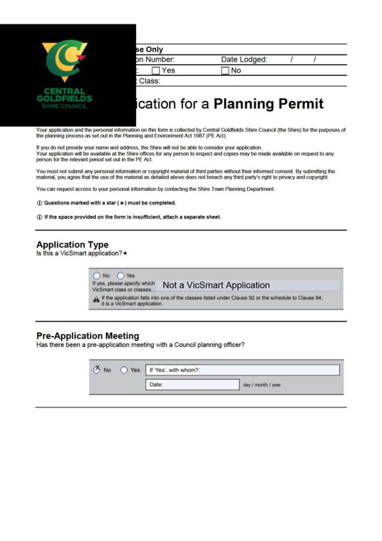 D061-23 Application and supporting information