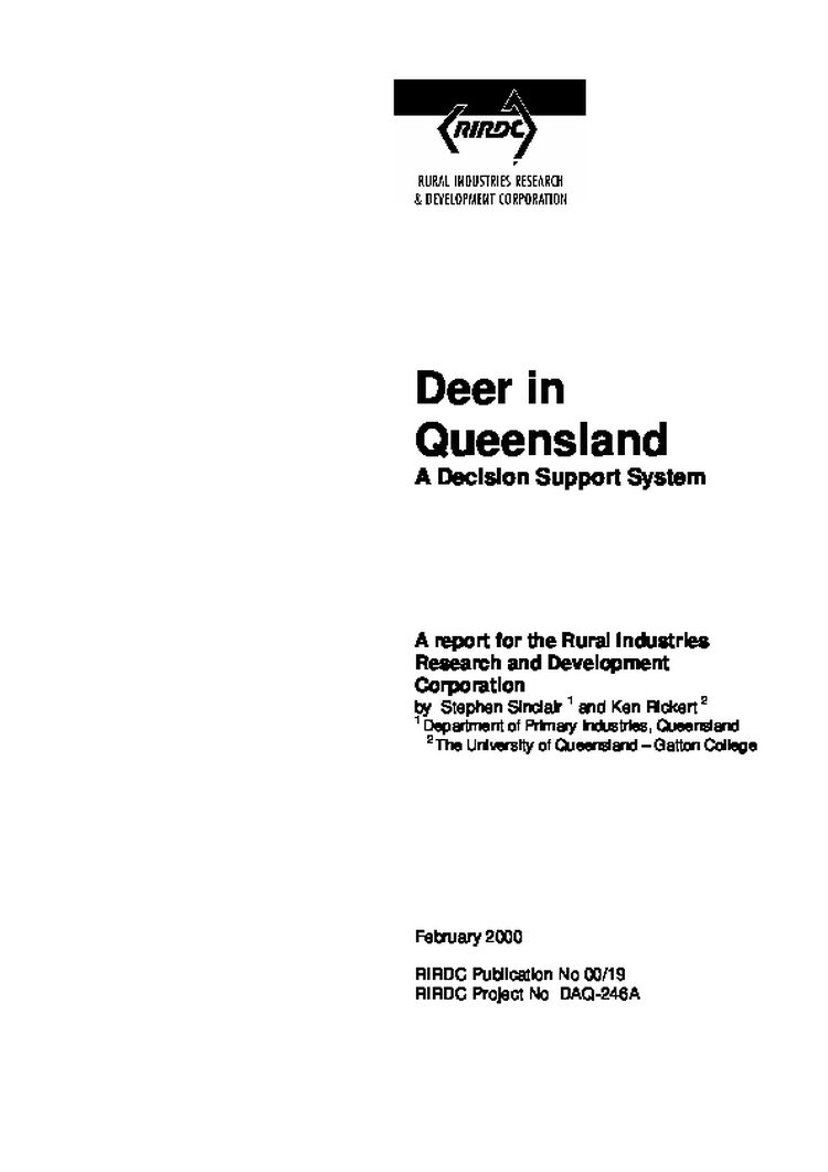 Deer in Queensland