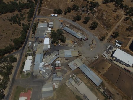 Drone flyover of Ararat Abattoir