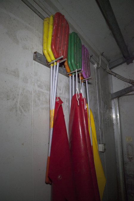 Paddles used for smacking pigs