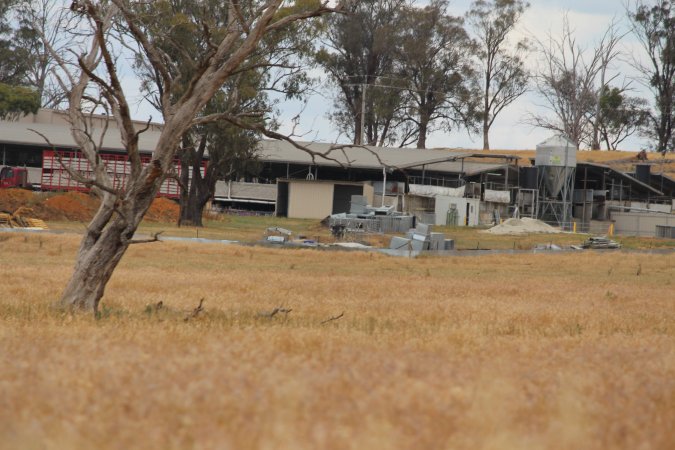 Corowa Slaughterhouse from public road, daytime