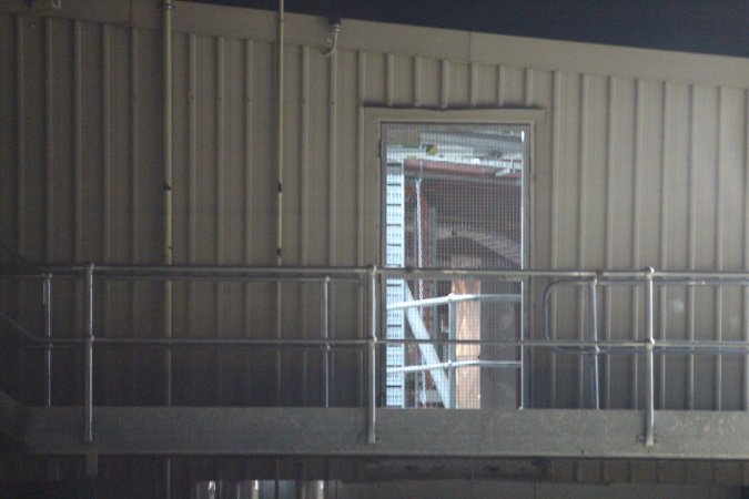 Door to maintenance ceiling