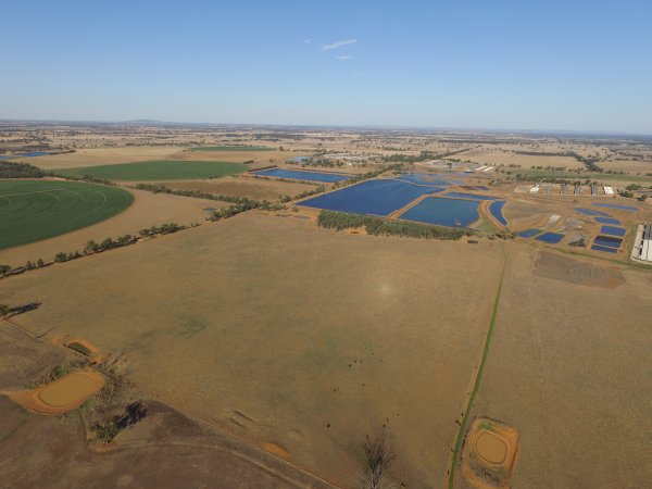 Drone flyover of Corowa Piggery