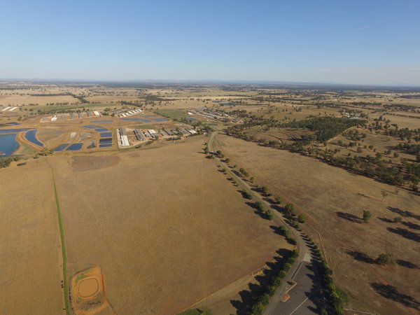 Drone flyover of Corowa Piggery