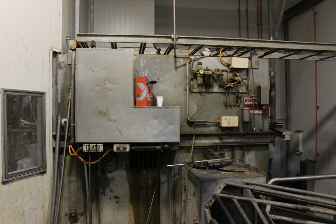 Gas chamber at Big River Pork slaughterhouse