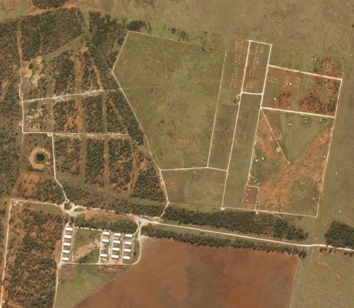 Bing map imagery of Gooralie Free Range Pork