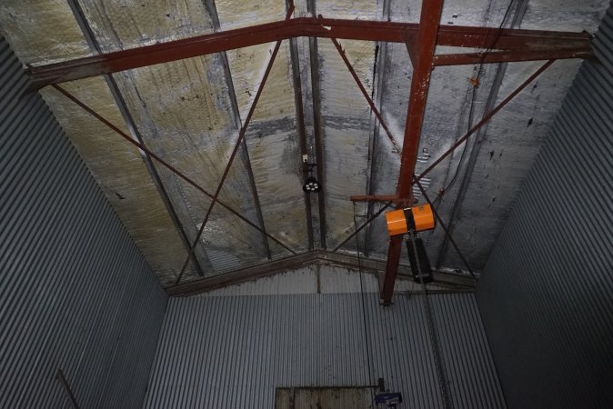 Inside killroom at knackery
