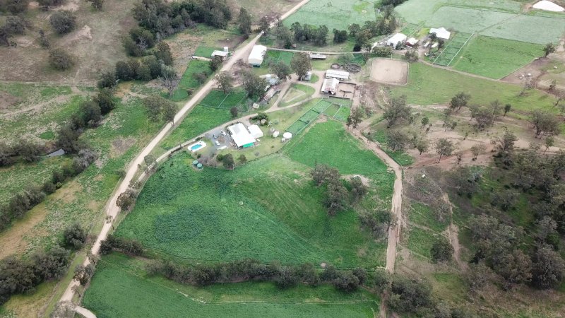 Drone flyover of Murrulla Stud