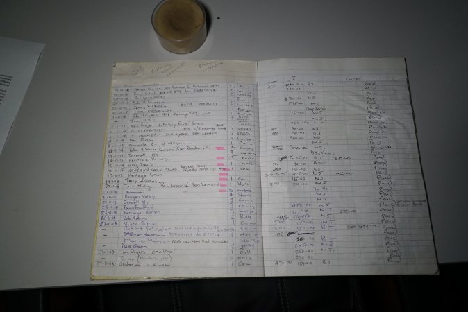 Highland Knackery's animal intake log