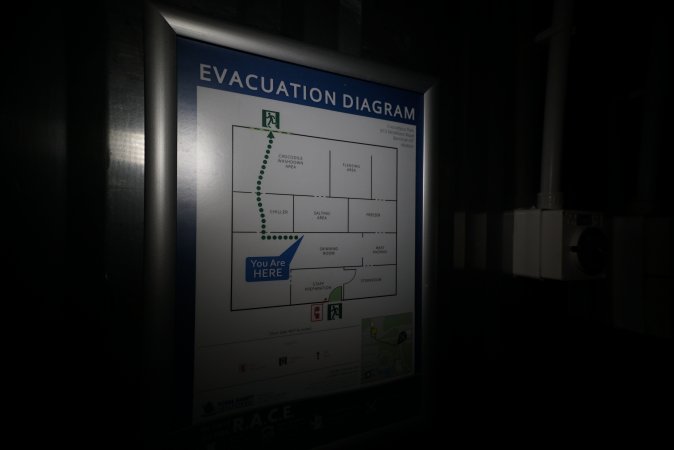 Abattoir map / evacuation diagram