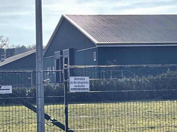 Egg farms from close up