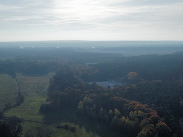 Drone fly-over egg farms Germany