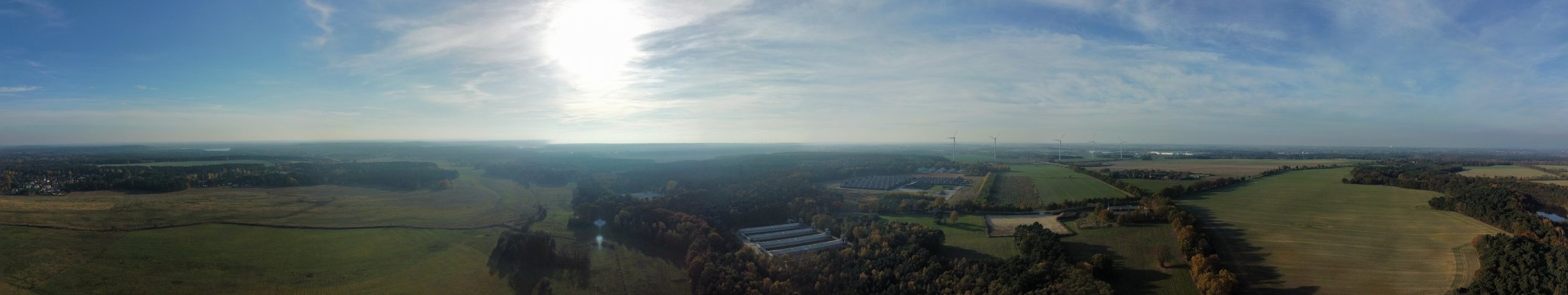 Drone fly-over egg farms Germany