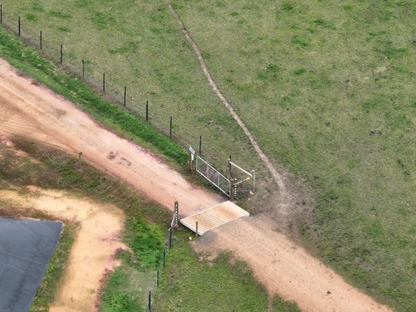 Drone flyover of piggery