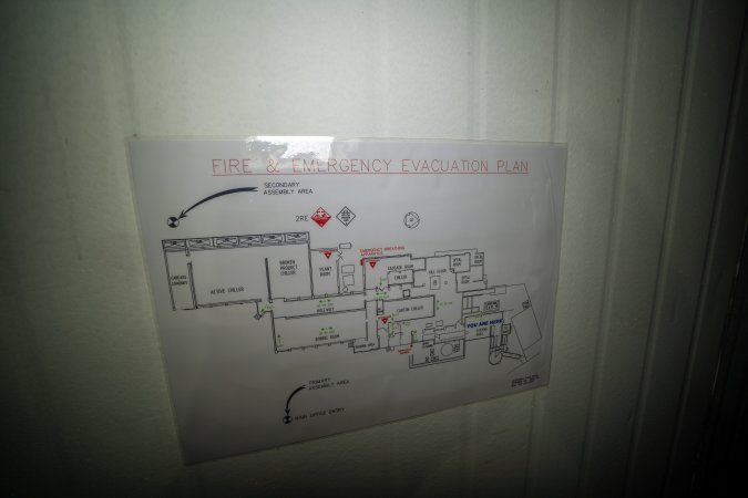 Emergency evacuation plan