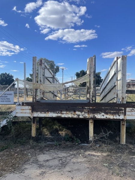 Decrepit conditions of abandoned Saleyard