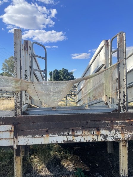 Decrepit conditions of abandoned Saleyard