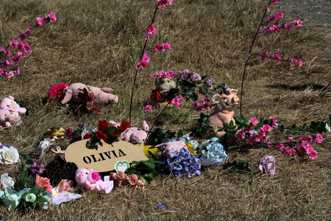 Memorial outside of Midland Bacon