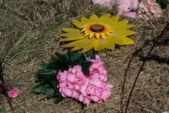 Memorial outside of Midland Bacon