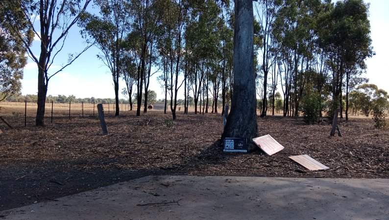 Outside Benalla Slaughterhouse in Victoria 20 March 2024