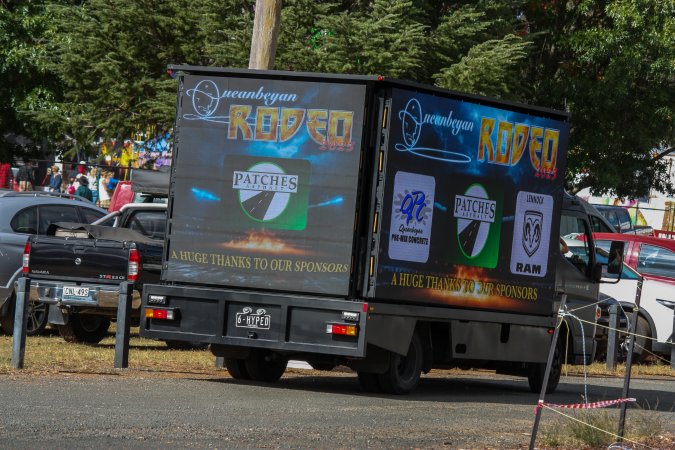 Sponsor Truck outside of Queanbeyan Rodeo