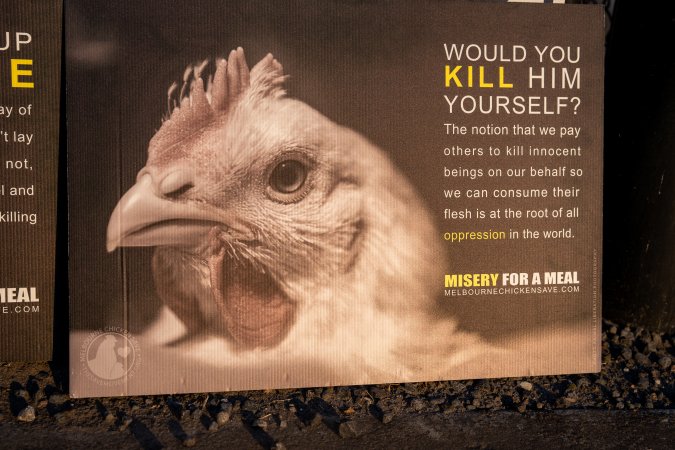 Melbourne Chicken Save Vigil - April 2025