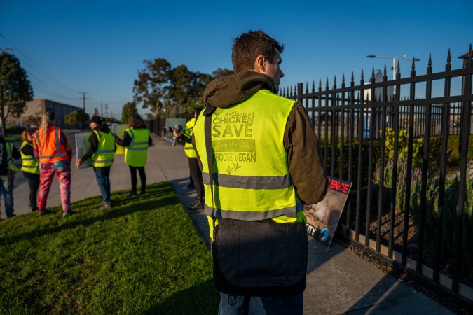 Melbourne Chicken Save Vigil - April 2025