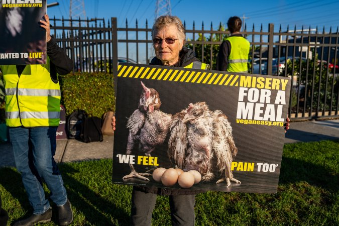 Melbourne Chicken Save Vigil - April 2025
