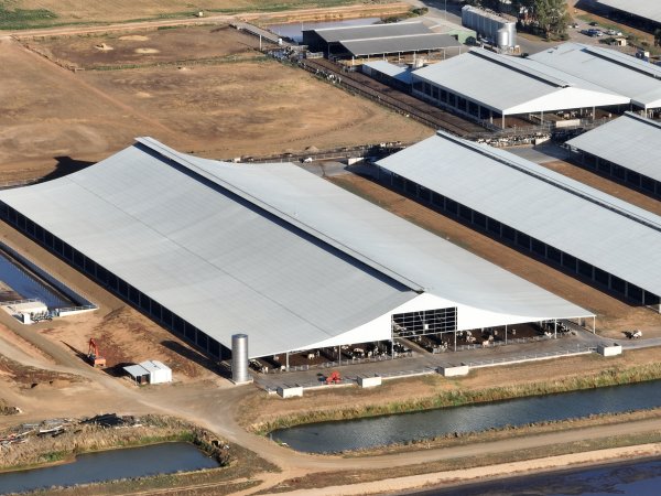 Drone Flyover - AFMH Coomboona (milking)
