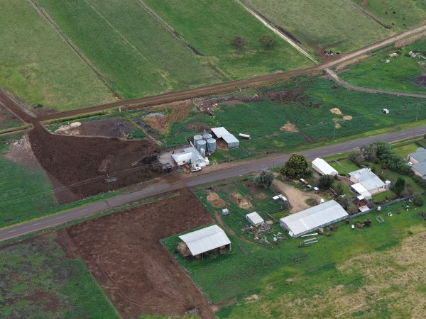 Drone flyover