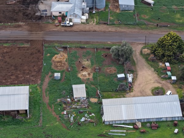 Drone flyover