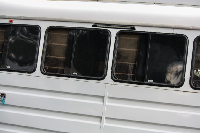 Trailer outside of Queanbeyan Rodeo
