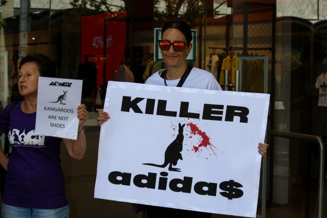 Global Day of Protest at Adidas 2023