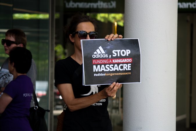 Global Day of Protest at Adidas 2023