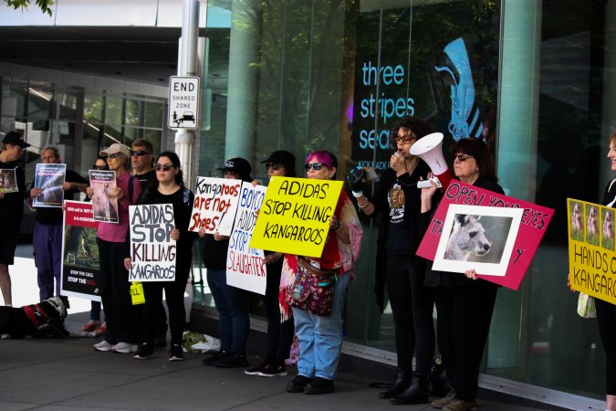 Global Day of Protest at Adidas 2023
