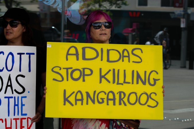 Global Day of Protest at Adidas 2023