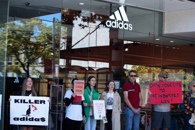 Global Day of Protest at Adidas 2024