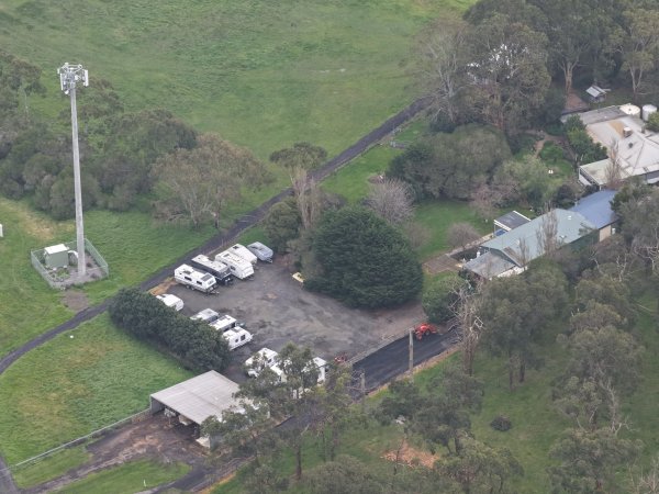 Drone flyover