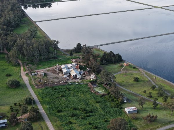 Drone images of knackery
