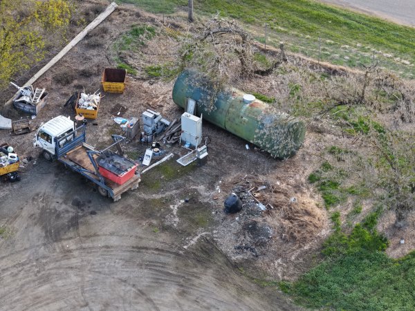 Drone images of knackery