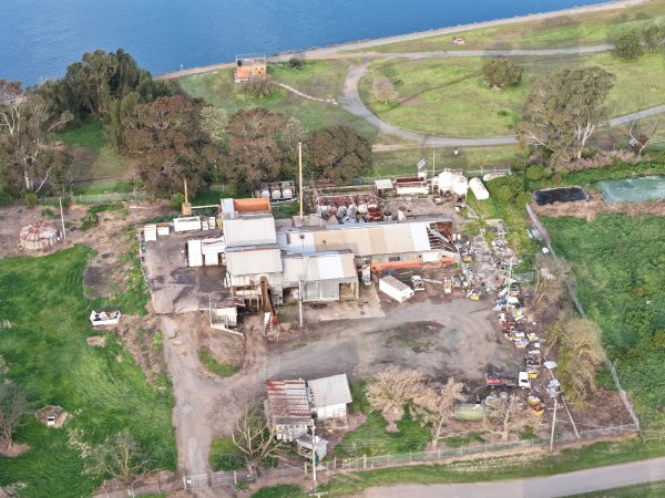 Drone images of knackery