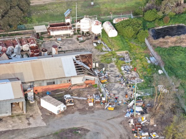 Drone images of knackery