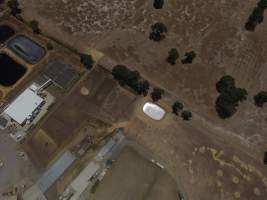 Drone flyover of Ararat Abattoir - Captured at Ararat Meat Exports, Ararat VIC Australia.